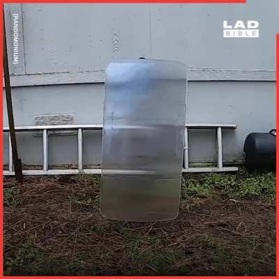 This guy made an "Invisibility Shield" at home