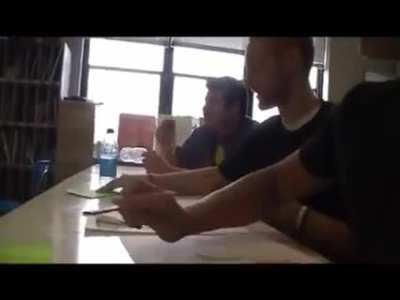 Insane beat in classroom