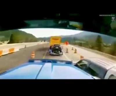 Guess he didn&rsquo;t see the signs 2 miles back