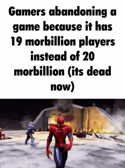 "Dead game" and it still has a massive player count most other games would dream of