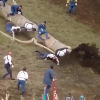 The most dangerous festival in the world: Onbashira, Japan's 1200 year old festival.