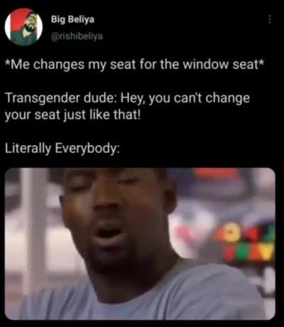 You just changed your sex!