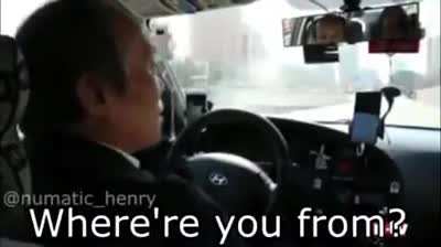 A taxi ride in Beijing