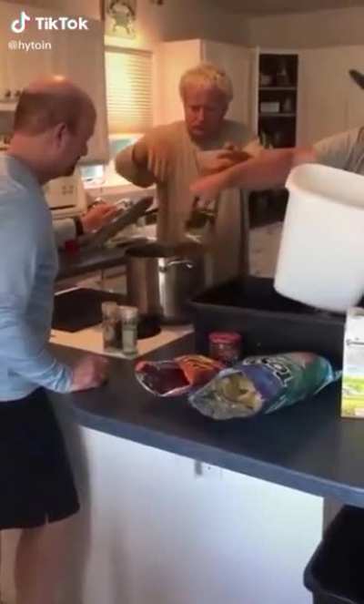 Dude pinched by a crab