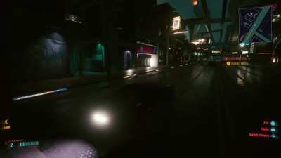 On PS4, you outrun the streetlights loading if you drive too fast
