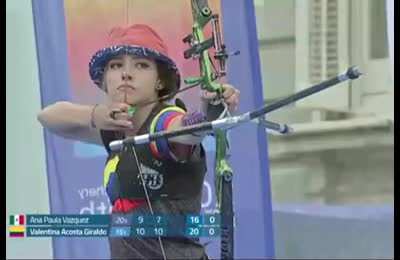 Лучница Валентина Акоста Хиральдо, Колумбия,21 год