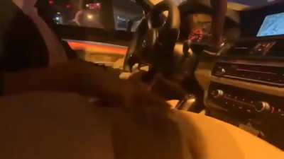 Fingring in Car