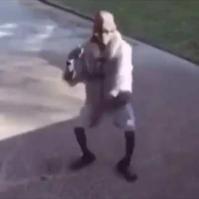 Get the fuck off my porch!