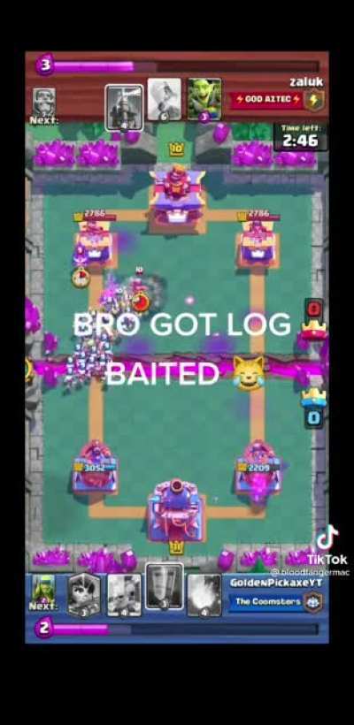 Perfect log bait