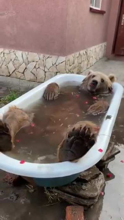 When the water is juuuuuuust right
