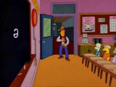 What scenes in classic Simpsons episode would never be greenlit today?