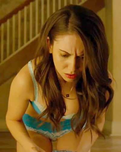 Alison Brie lingerie plot in "No Stranger Than Love"