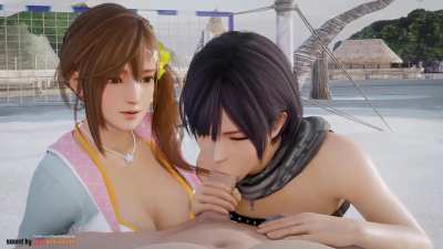 Nagisa &amp;amp; Misaki Blowjob (Dead or Alive)