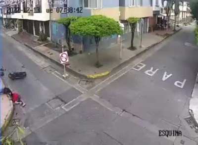 They went flying