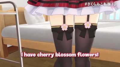 My highlight of today's stream. Miko: "Would you like to get squished by them?"