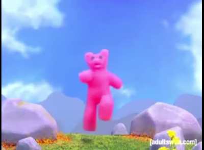 Not so happy Gummy Bear