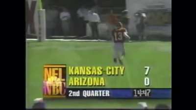 [Highlight] Today marks 76 days until the 2021 NFL Season Starts! Let&rsquo;s remember when QB Steve Bono faked the entire world and ran for a 76 yard TD back in 1995 against the Cardinals. Chiefs would win, 24-3.
