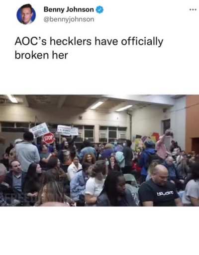 Does she think this is a joke?