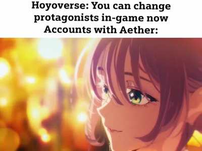 Aether: "You know, I'm kinda Lumine myself"