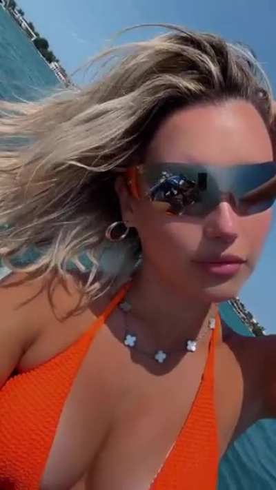 Orange bikini IG