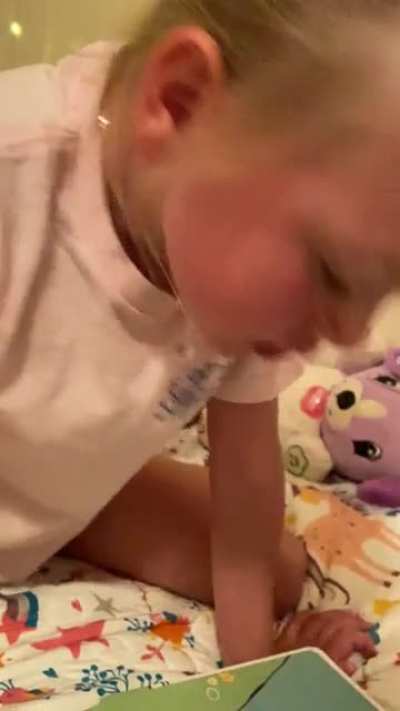 My niece working on her spelling&hellip; the word was &ldquo;count&rdquo;