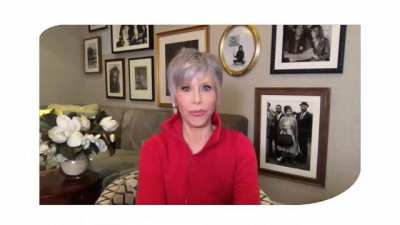 Jane Fonda: Atriz duas vezes vencedora do Oscar e ativista contra as mudanças climáticas. Um exemplo a ser seguida. Via BBC New Brasil