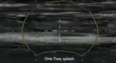 Newly released footage of one of the several Iranian Shahed drone interceptions by RAF Typhoons as viewed through the PIRATE FLIR pod