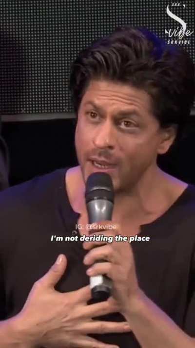 SRK on his connection with Delhi