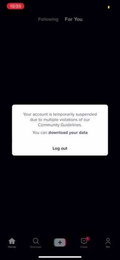 &ldquo; your account is temporarily suspended due to multiple violations of our community guidelines &ldquo; will I get access to this account again :/ ?? Has this happened to anyone? I can&rsquo;t find answers anywhere
