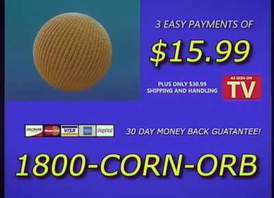 Corn &oslash;n the orb