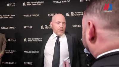 Bill Burr gives a Journalism 101 class on the red carpet: 