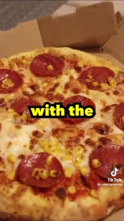 taste testing the pizza that got Andrew Tate thrown in jail