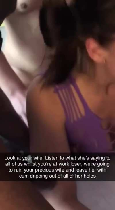 My bullies destroyed my wife to the point my dick just falls out