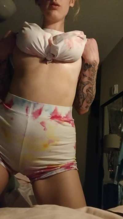 Tie dyed titty drops are the best titty drops ☺️ OC