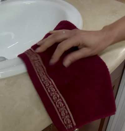 No towel