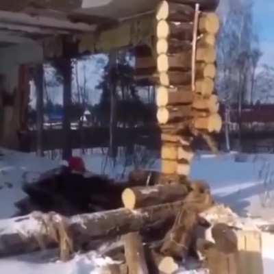 WCGW destroying a house