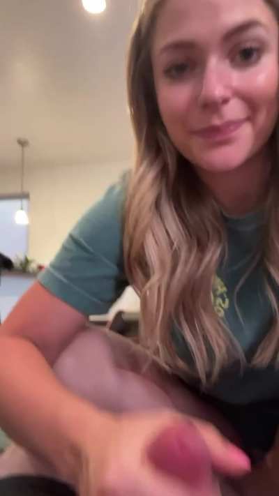 There&rsquo;s something so hot to me about a casual handjob