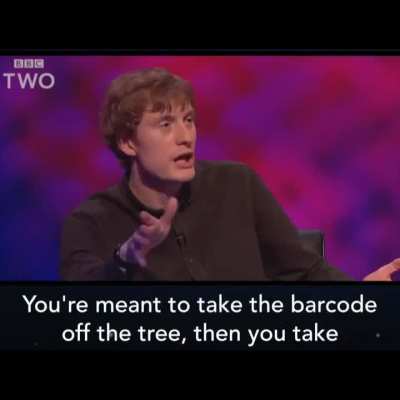 James Acaster's first Christmas tree