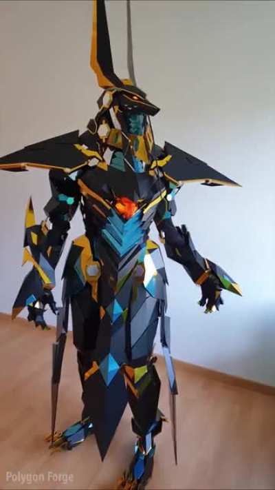 Anubis costume made with PVC and Vinyl