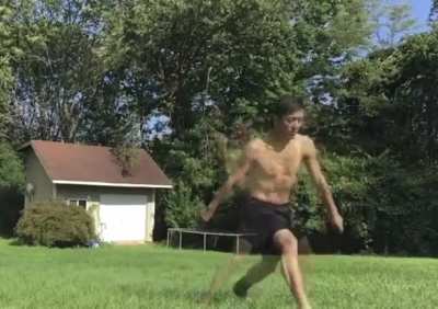 here&rsquo;s another standing double backflip, these guys are insane