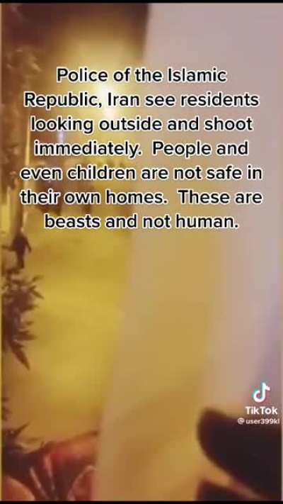 Iranian Militia shooting people in their homes