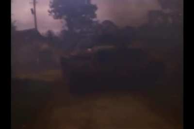 M48 turns a corner and takes a direct hit to the glacis during the Tet Offensive in early 1968