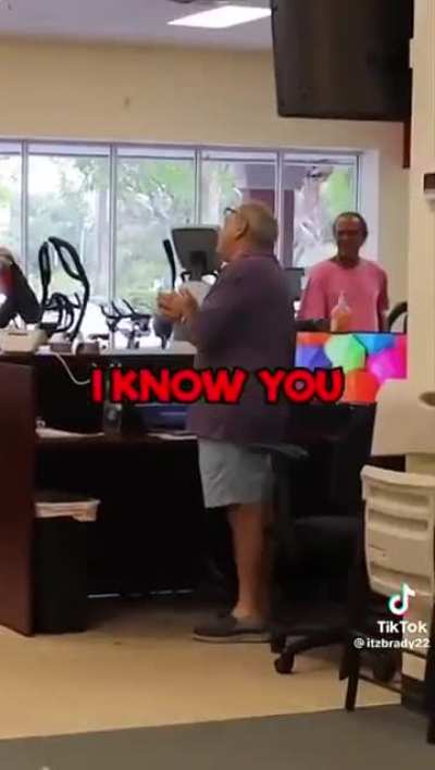 Guy interrupts a shop owner&rsquo;s business with a lame barbell prank