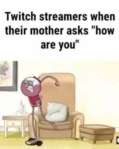 no suele pasar en twitch argentina pero es gracioso porque está en inglés