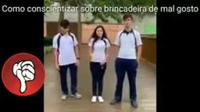 uma brincadeira que n&atilde;o se faz