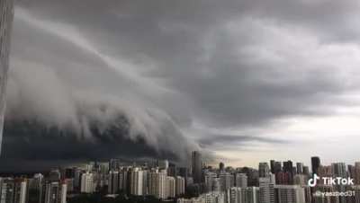 The Singapore storm yesterday!!