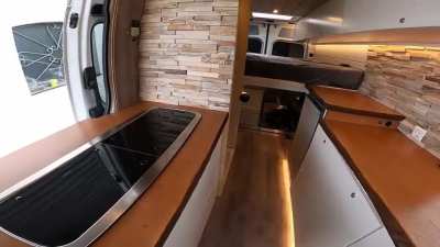 almost done - our sprinter van conversion