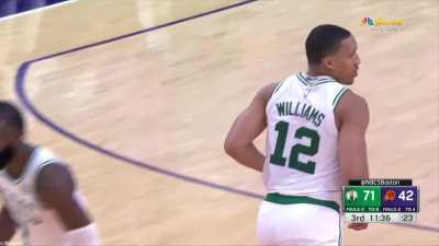 [Highlight] Grant Williams crashes the board and gets the second chance points and give Devin Booker the 