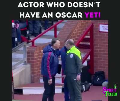 Actor who doesn&rsquo;t have an Oscar yet! Louis Van Gaal ❤️