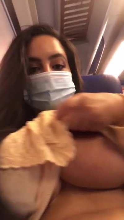 If you have huge tits, flashing in public is.. kinda hard
